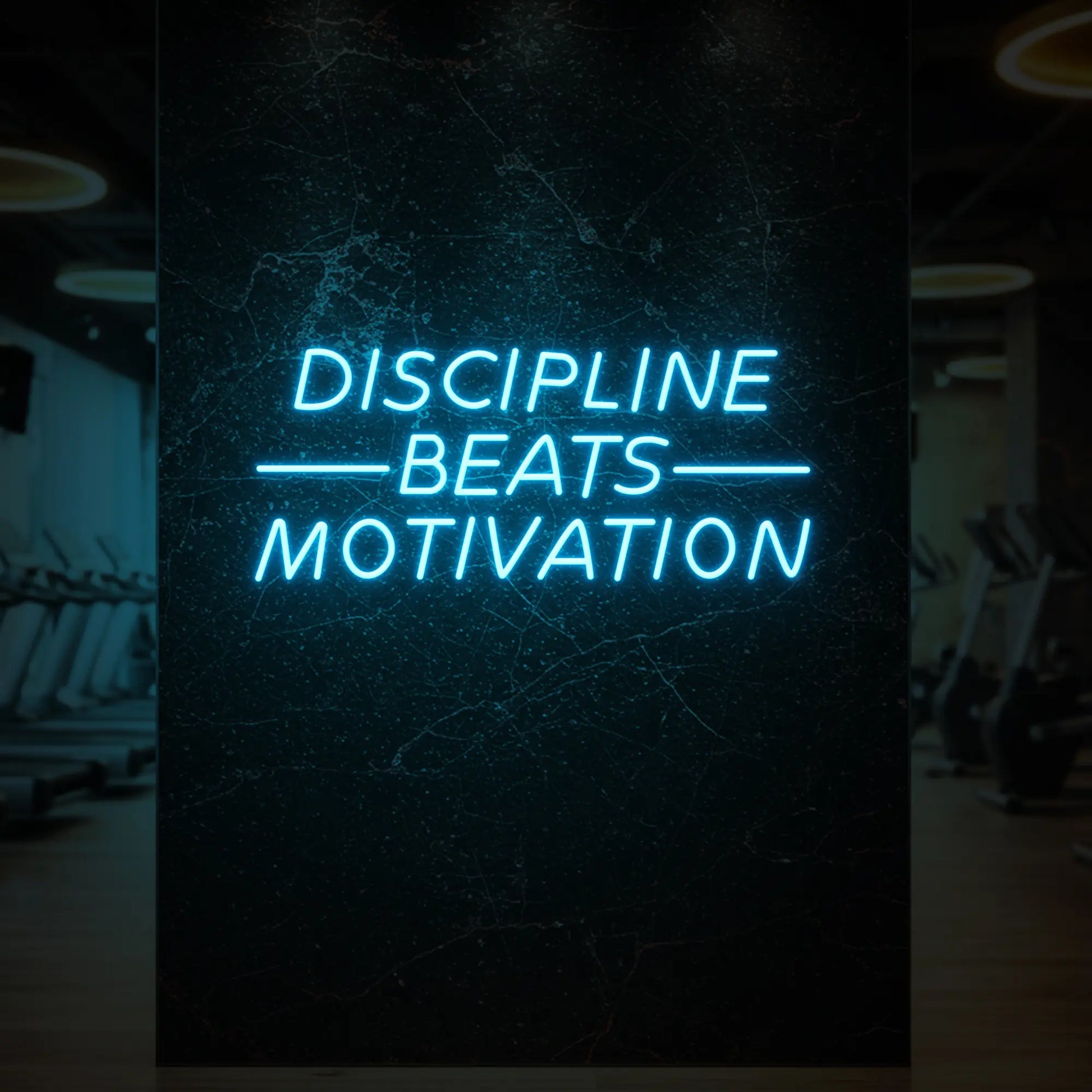 LA DISCIPLINE VAUT LA MOTIVATION - Enseigne lumineuse