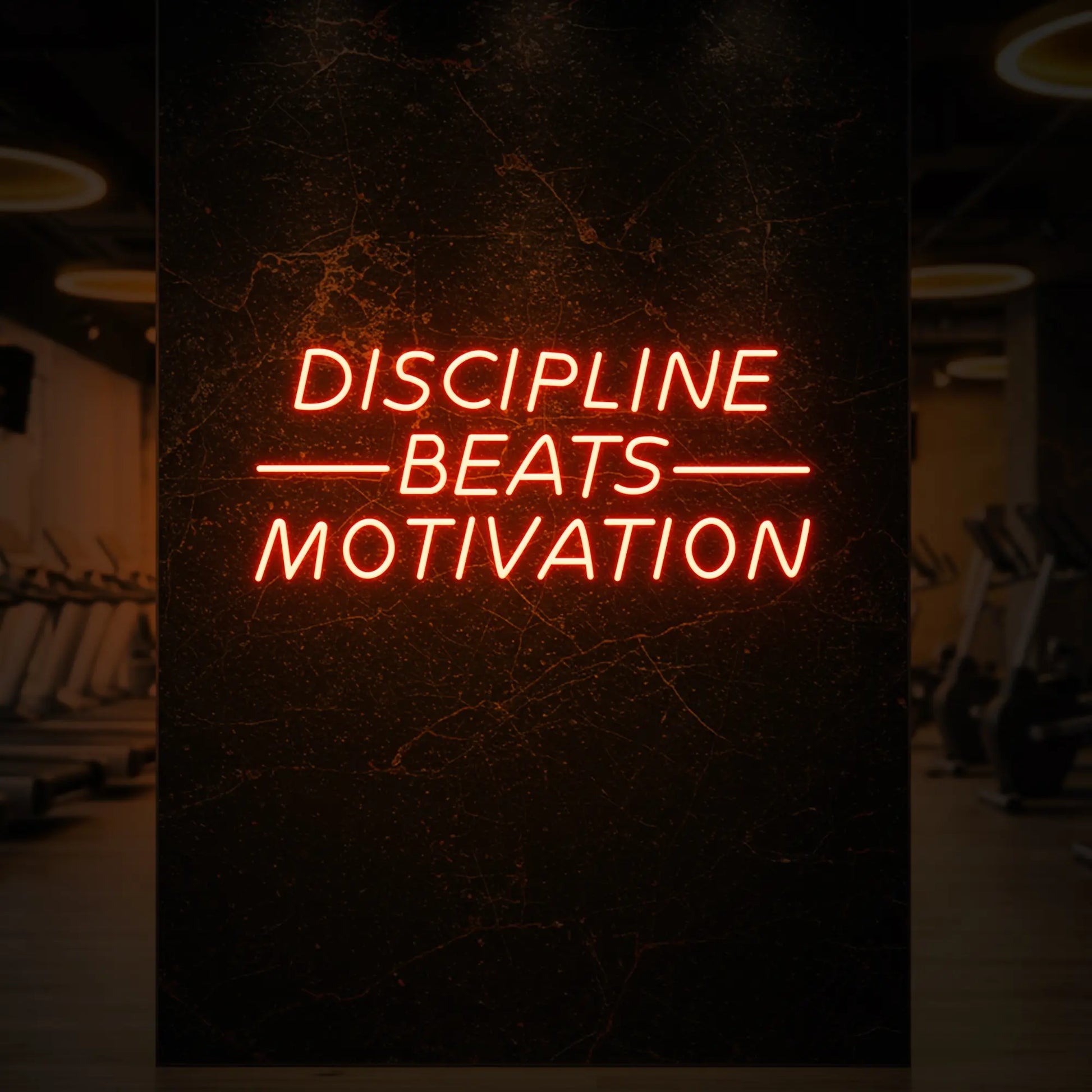 LA DISCIPLINE VAUT LA MOTIVATION - Enseigne lumineuse