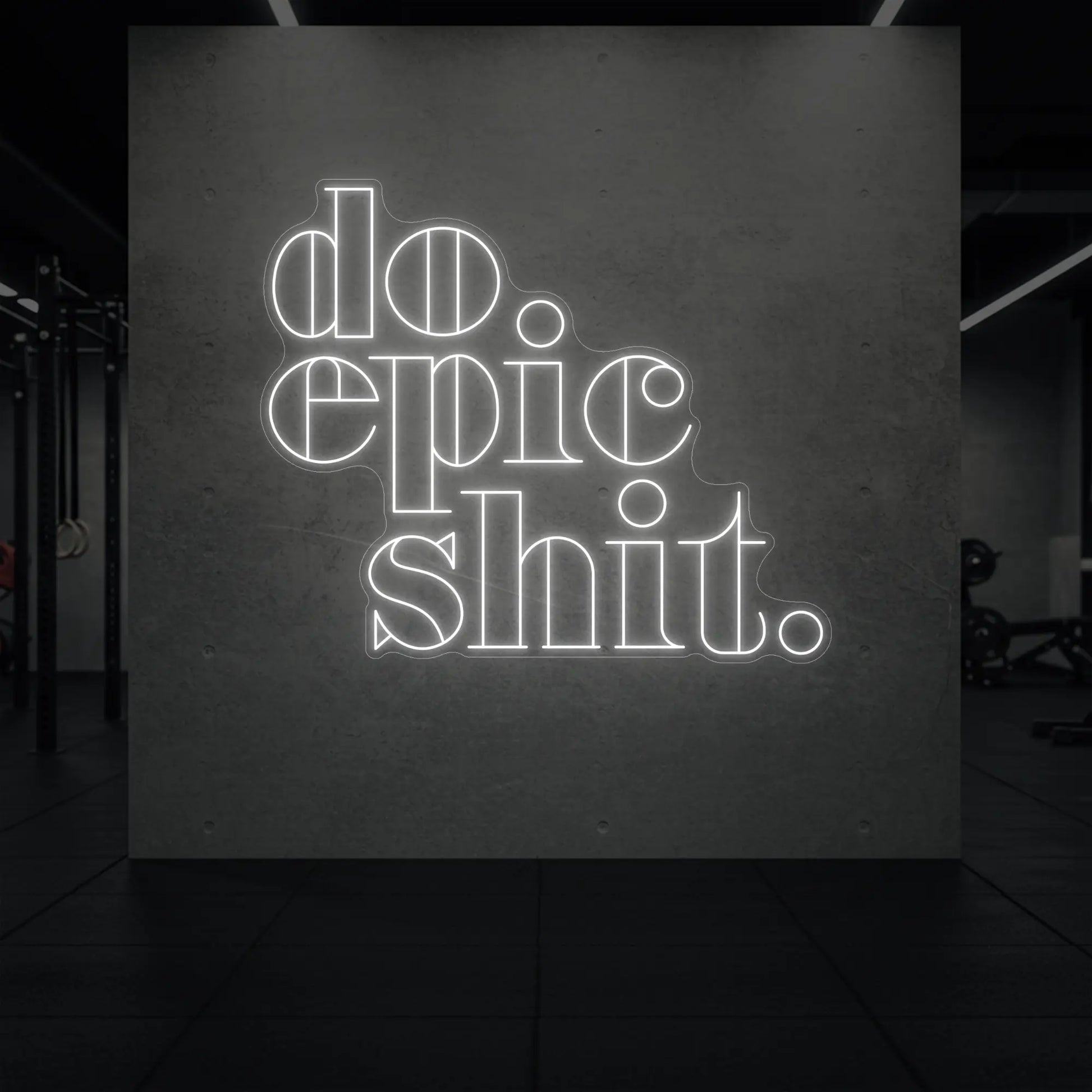 Fais des trucs épiques Enseigne lumineuse