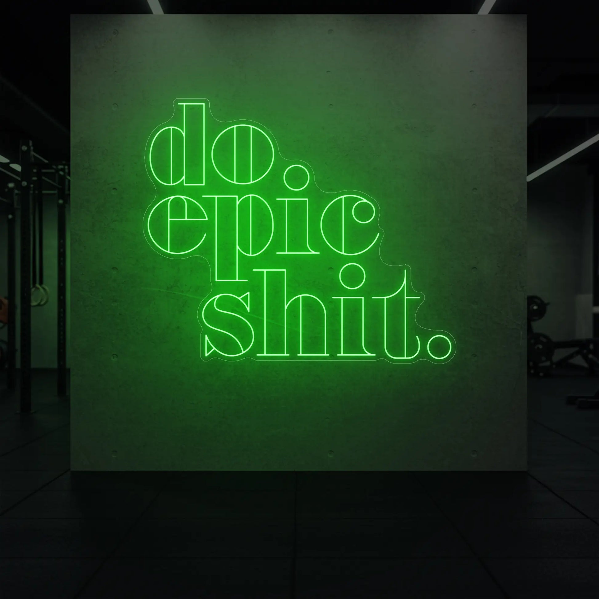 Fais des trucs épiques Enseigne lumineuse