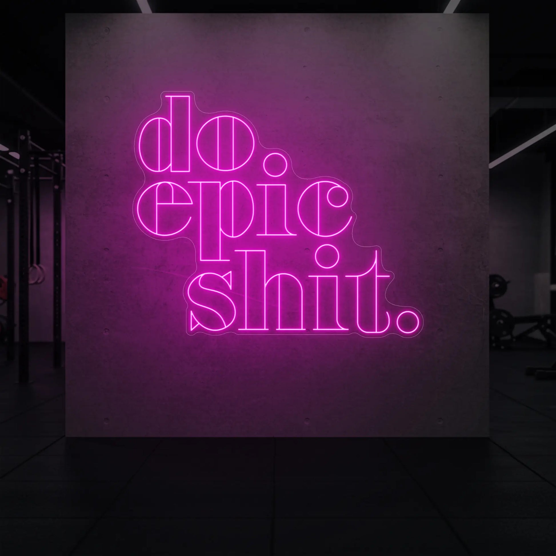 Fais des trucs épiques Enseigne lumineuse