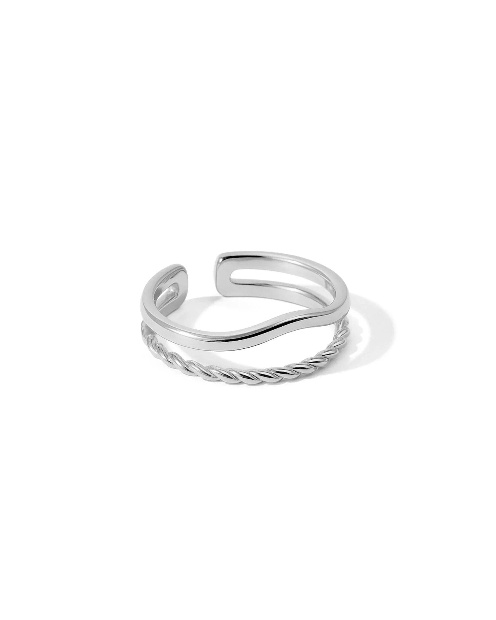Bague double réglable