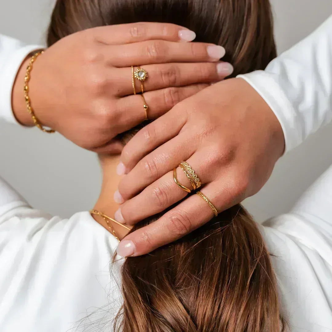 Bague double réglable