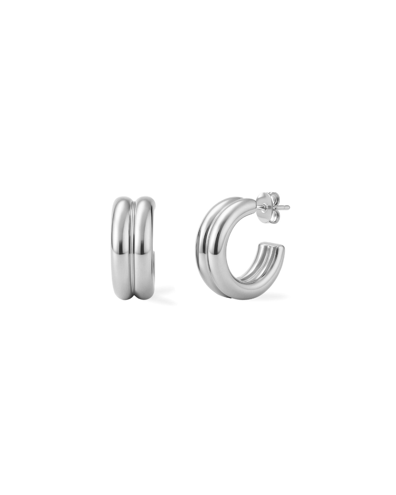 Double Hoops Earrings