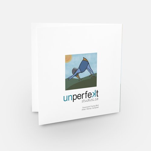 Greeting Card - Downward Facing Bird