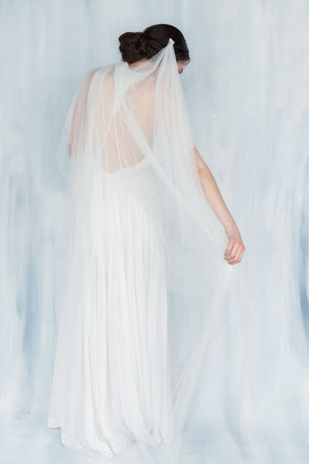 Voile de mariée drapé MARGARITE