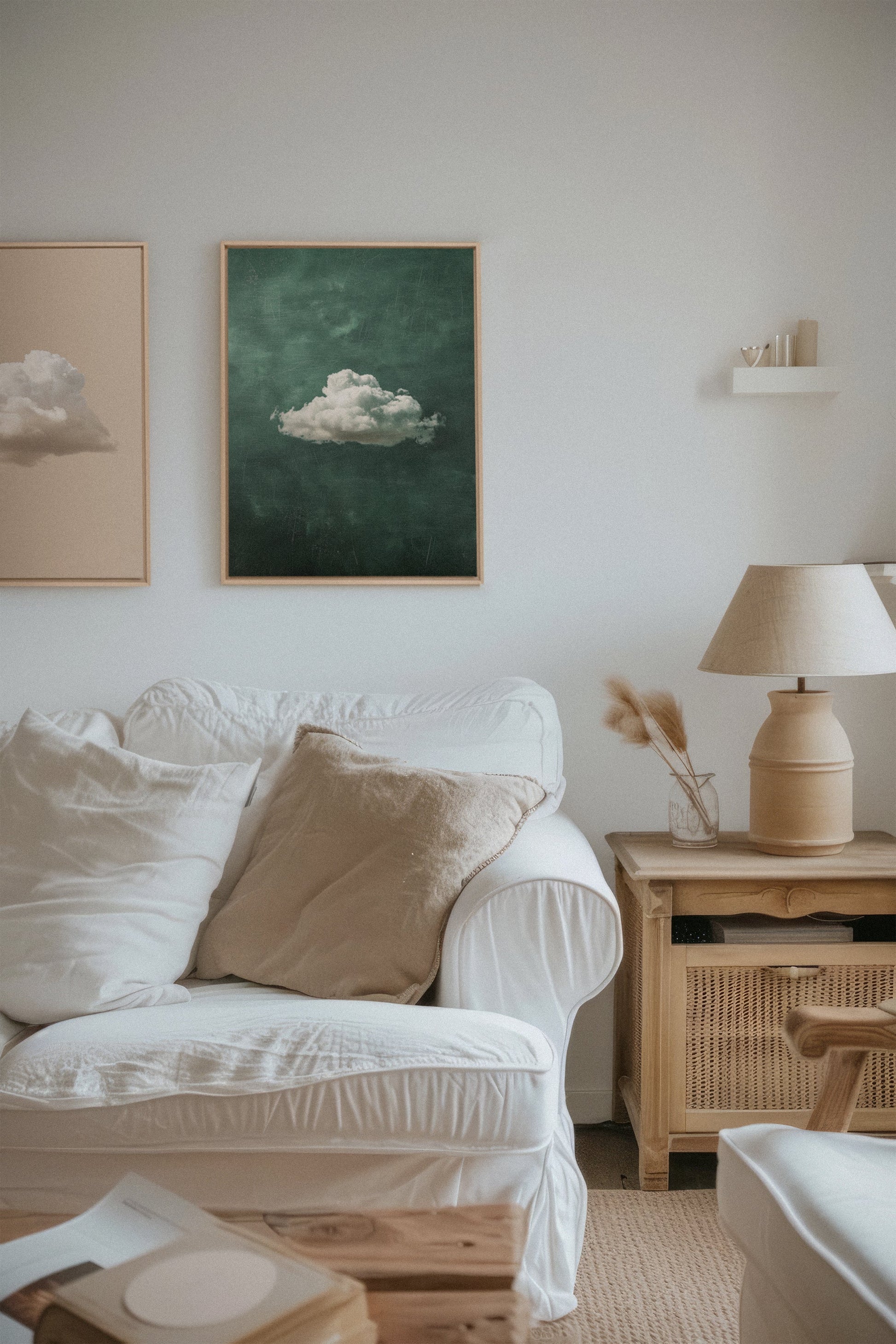 CLOUD SET (2 Stretched Canvas Artworks)