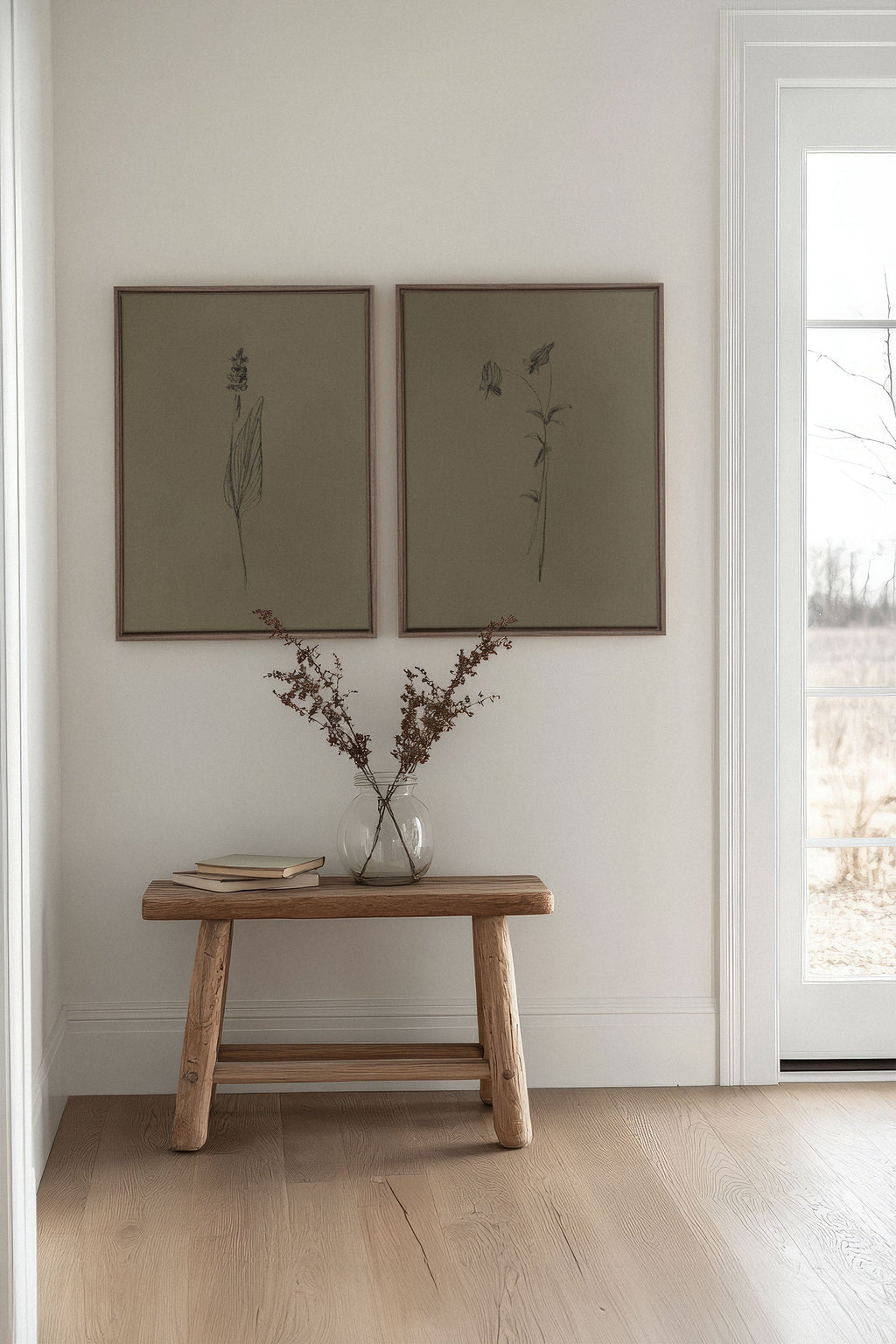 DUO WILD SPIRIT (2 Works on Stretched Canvas)