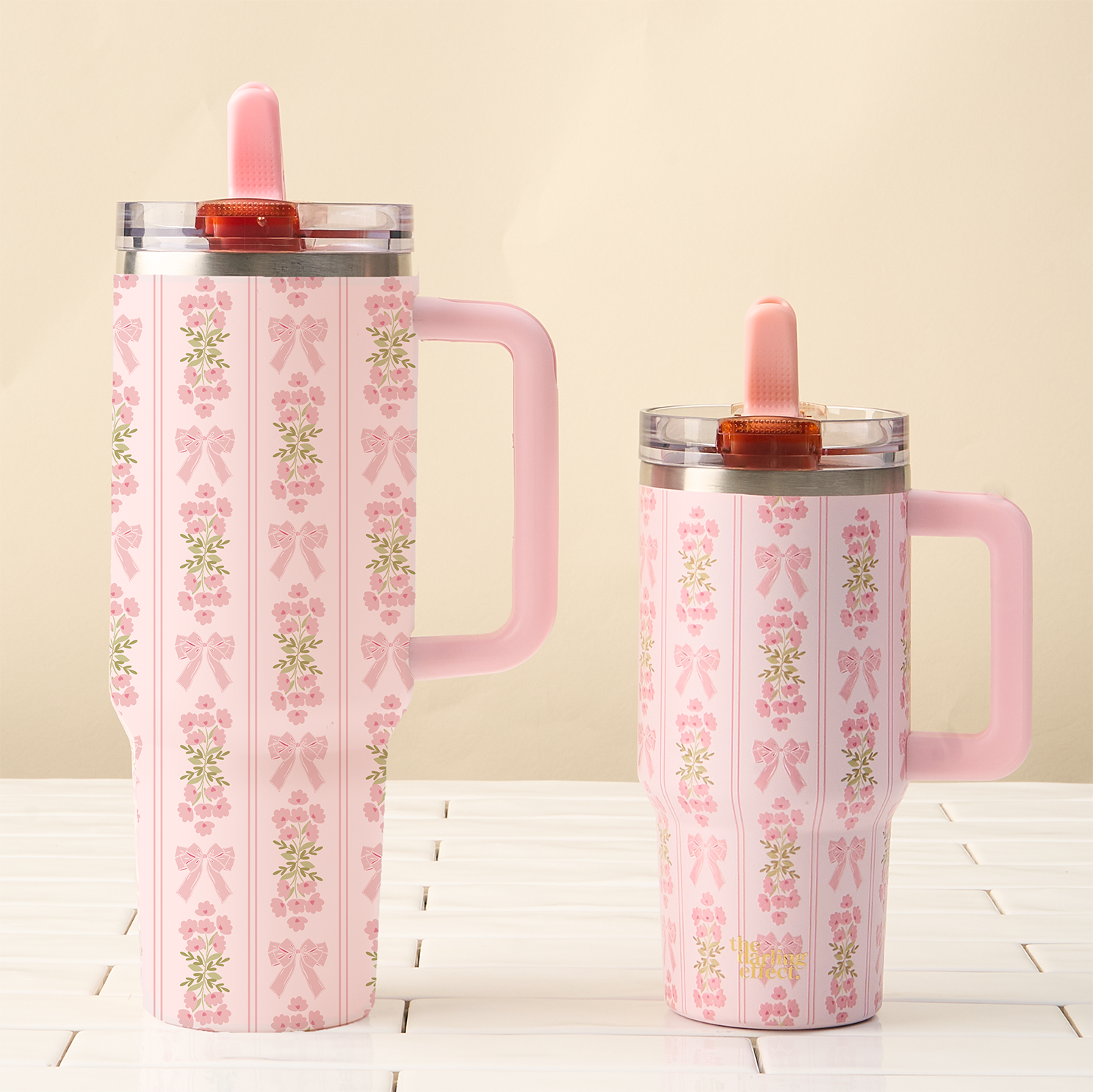 20 oz Flip Straw Tumbler-Oh So Fancy Pink