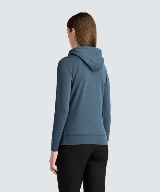 Sweat à capuche de voyage compact pour femme