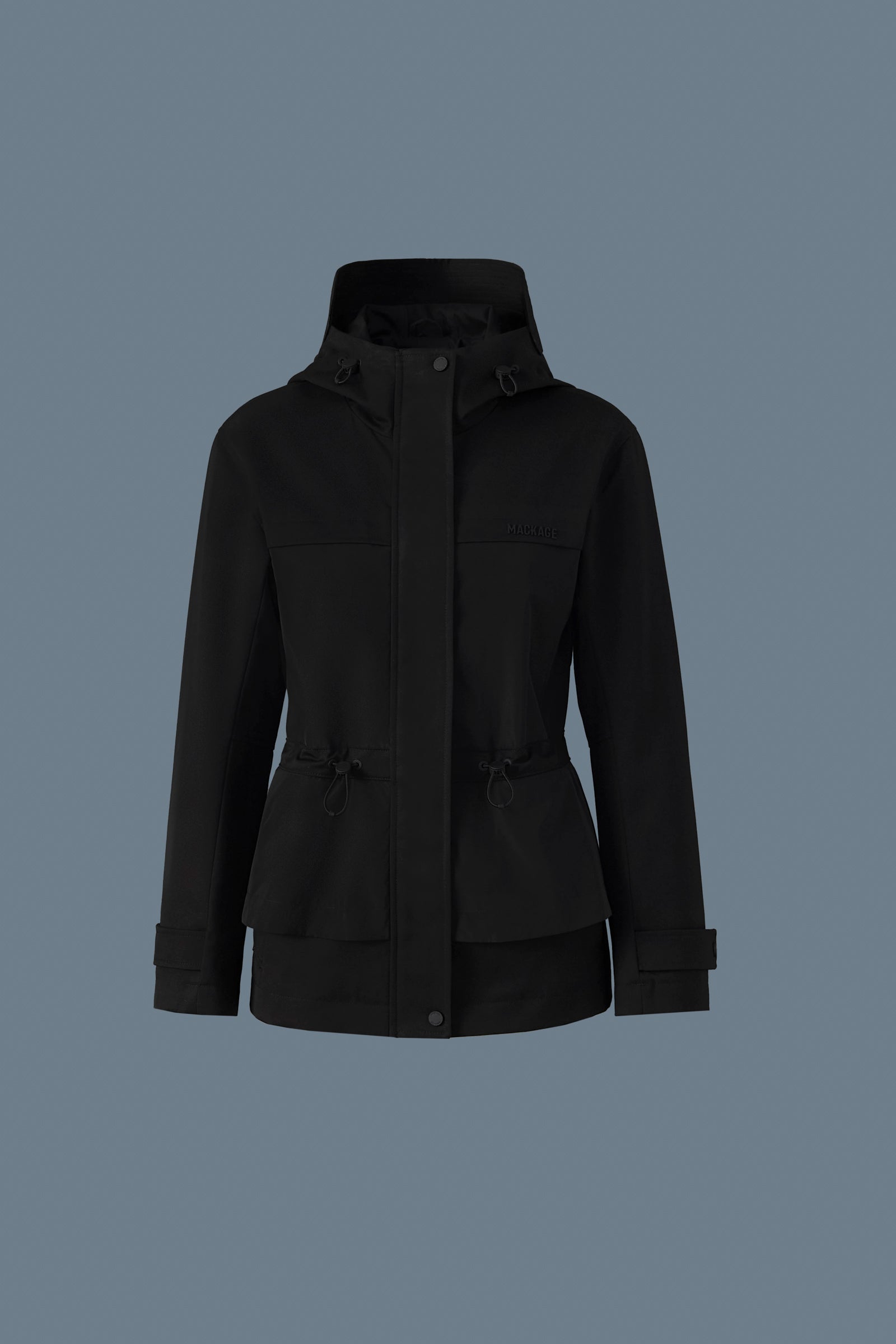 Veste hybride KAORI-LVS avec détail péplum