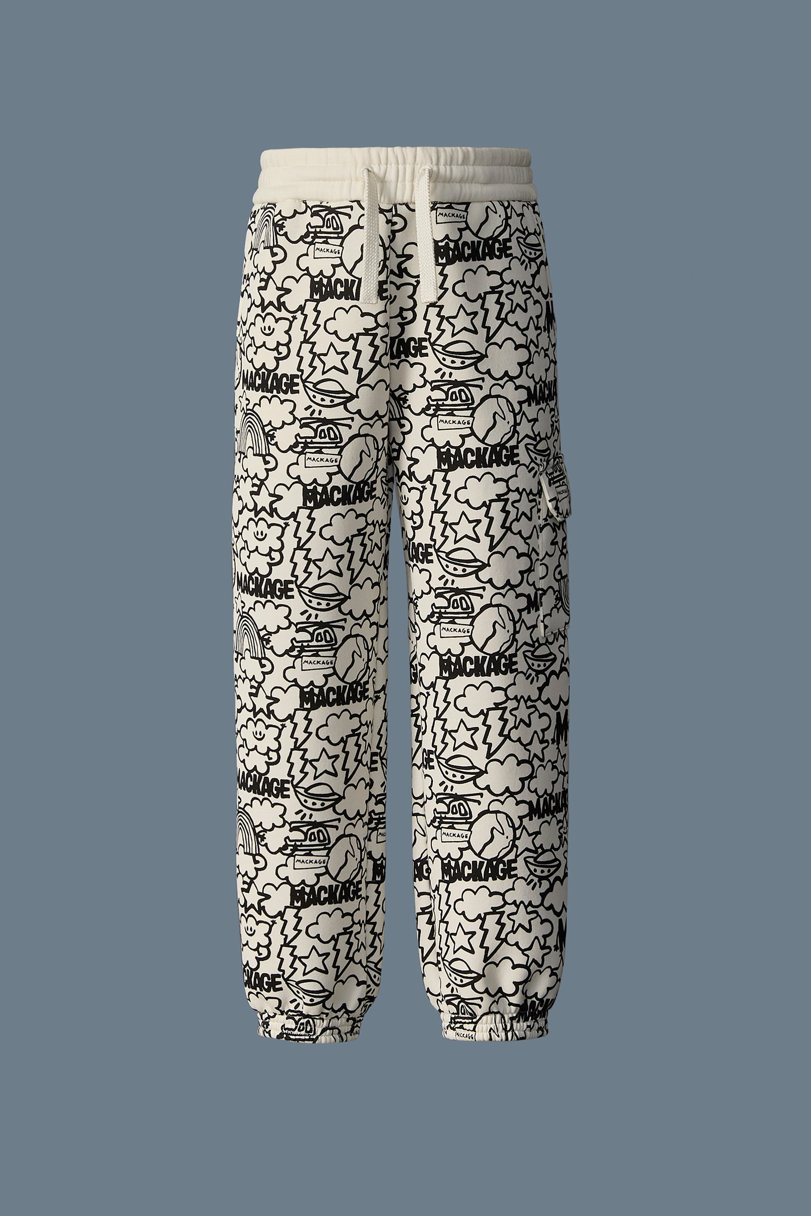 ARCHER-PR Double-Face Jersey Graphic Sweatpants for Kids (8-14 years)