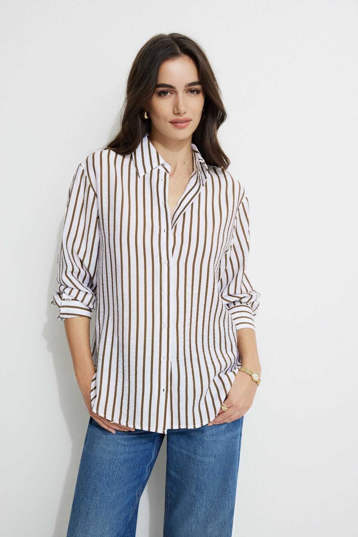 Chemise Airflow à rayures Frida