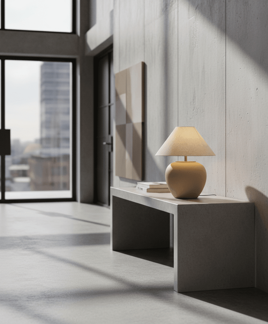 Earthen Vessel Ceramic Table Lamp