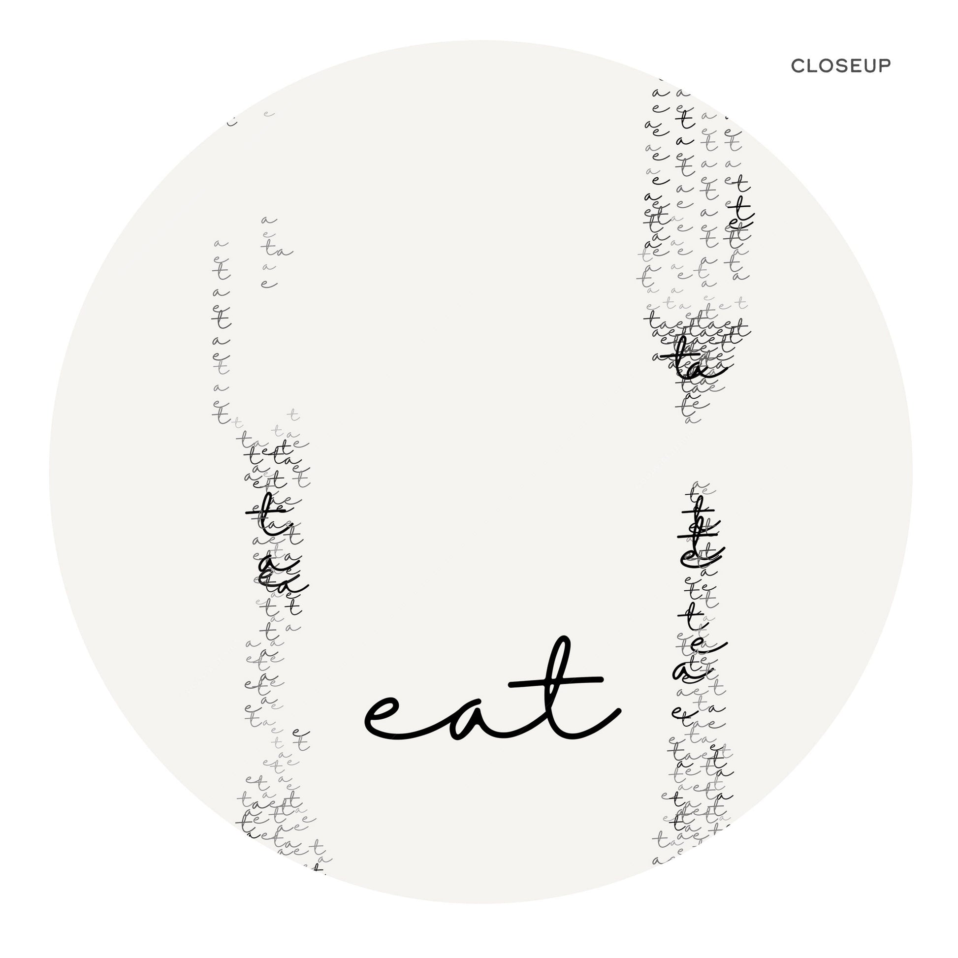 Eat Drink Be Merry Minimalist Print Set – Kitchen Wall Art Decor