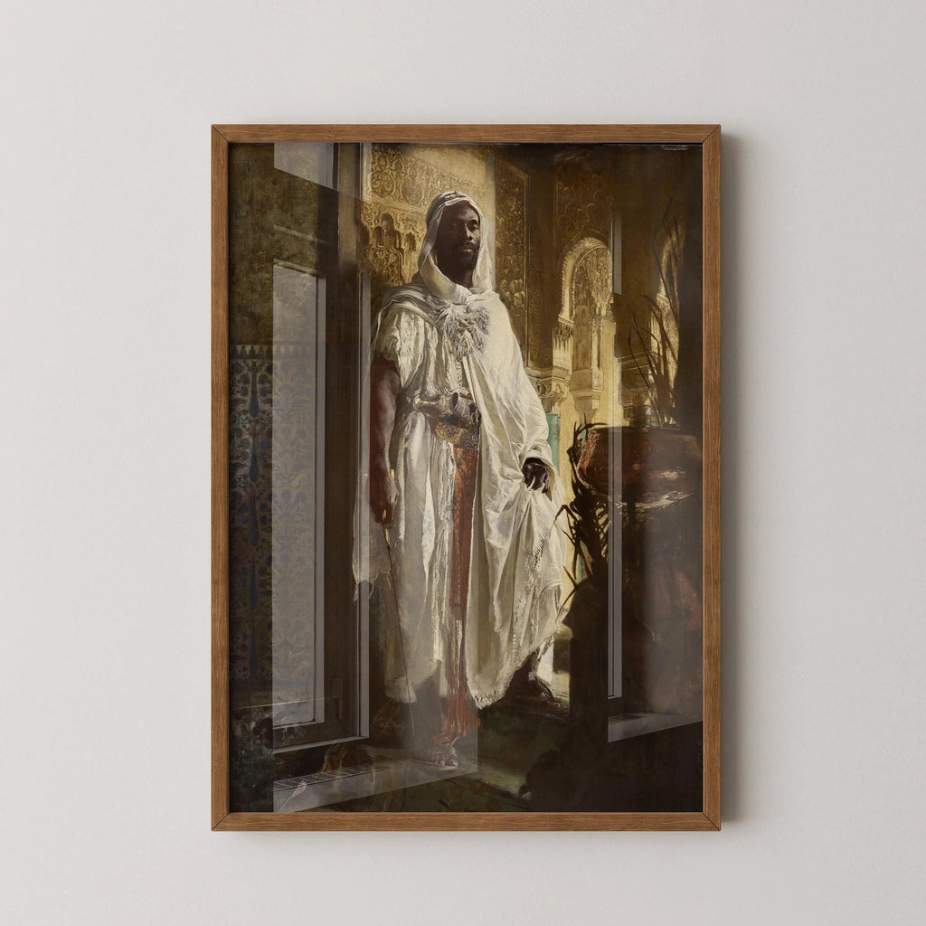 Édouard Charlemont - Le chef maure | Célèbre œuvre d'art orientaliste (disponible encadrée ou non encadrée)
