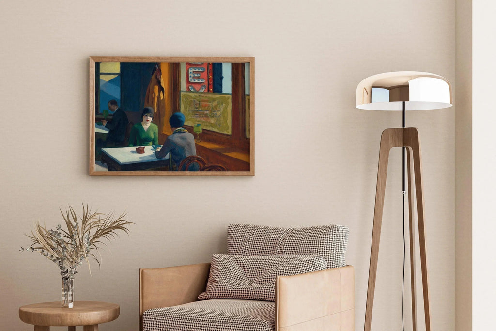 Edward Hopper - Café (Chop Suey) | Œuvre d'art célèbre (disponible encadrée ou non encadrée)
