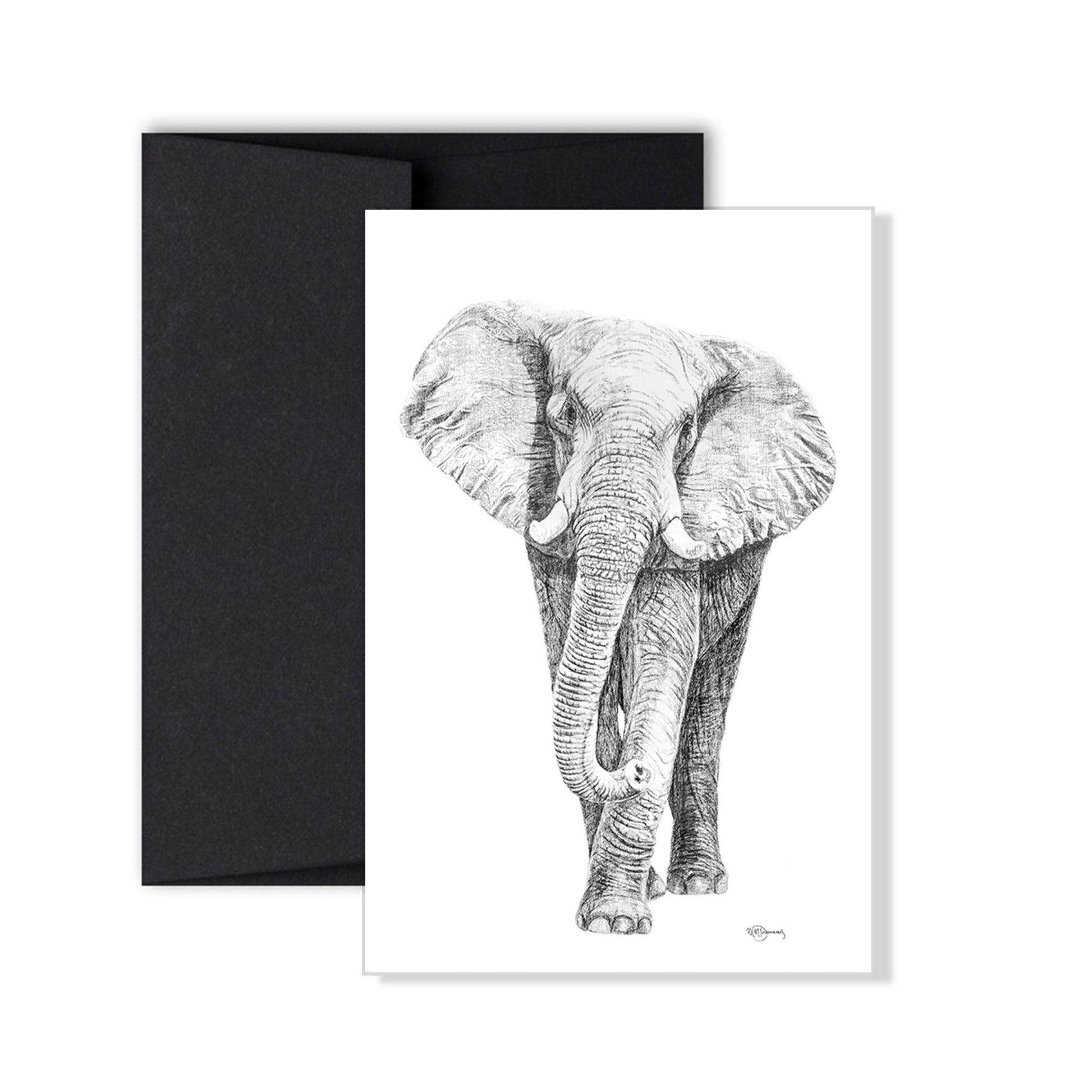 Elephant greeting card