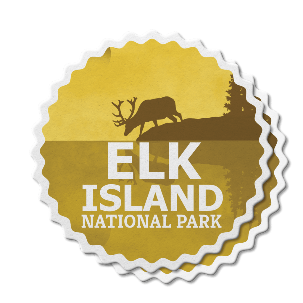Elk Island National Park of Canada Waterproof Vinyl Sticker