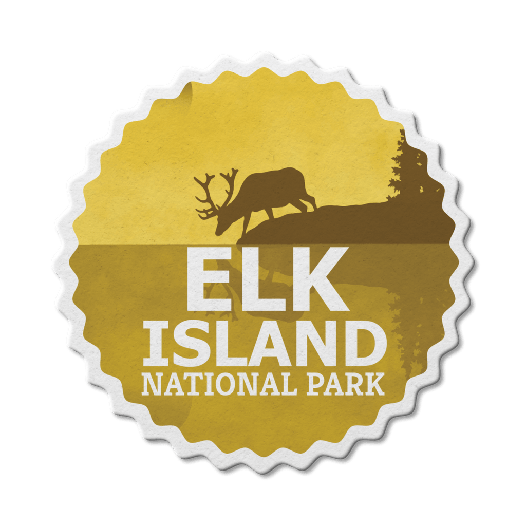 Elk Island National Park of Canada Waterproof Vinyl Sticker