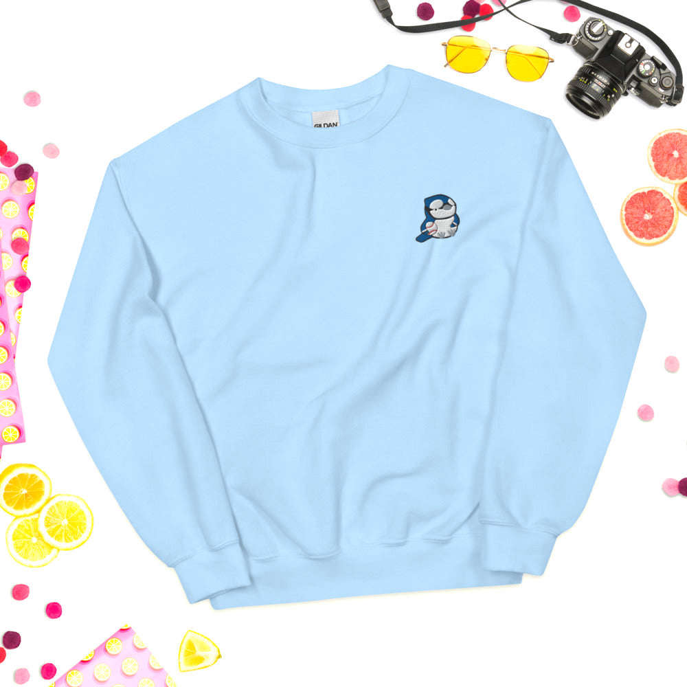 Embroidered Blue Jay Sweatshirt - Toronto Baseball Apparel