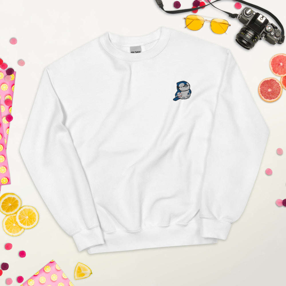 Embroidered Blue Jay Sweatshirt - Toronto Baseball Apparel