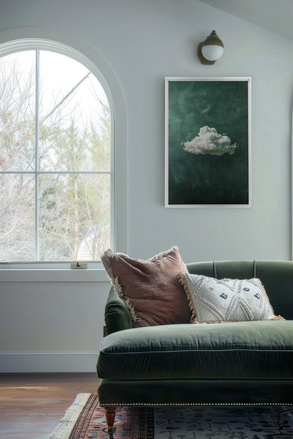 EMERALD DREAM, Stretched Canvas Artwork