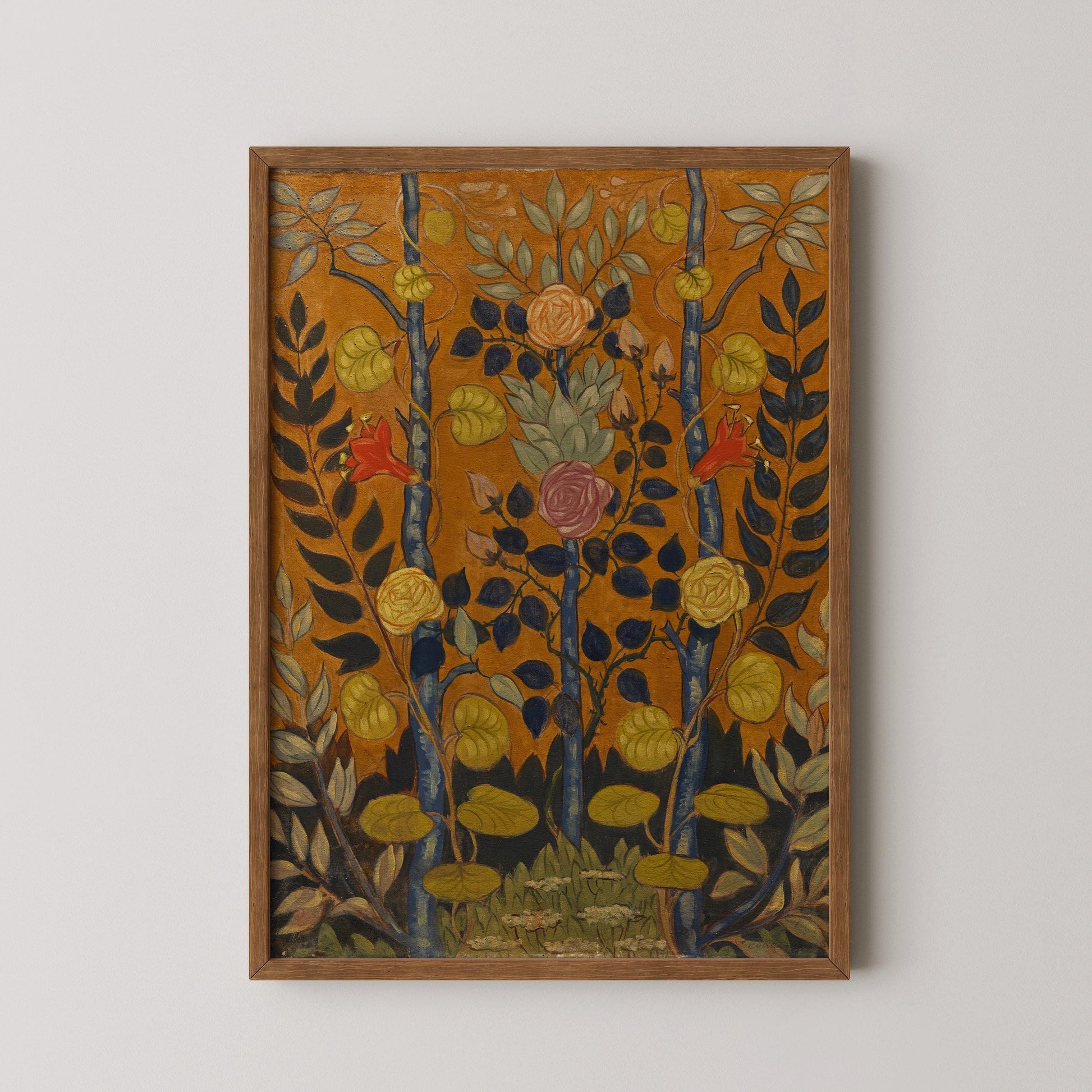 Estampe d'Émile Bernard Roses : Nature morte impressionniste vintage, reproduction d'art giclée