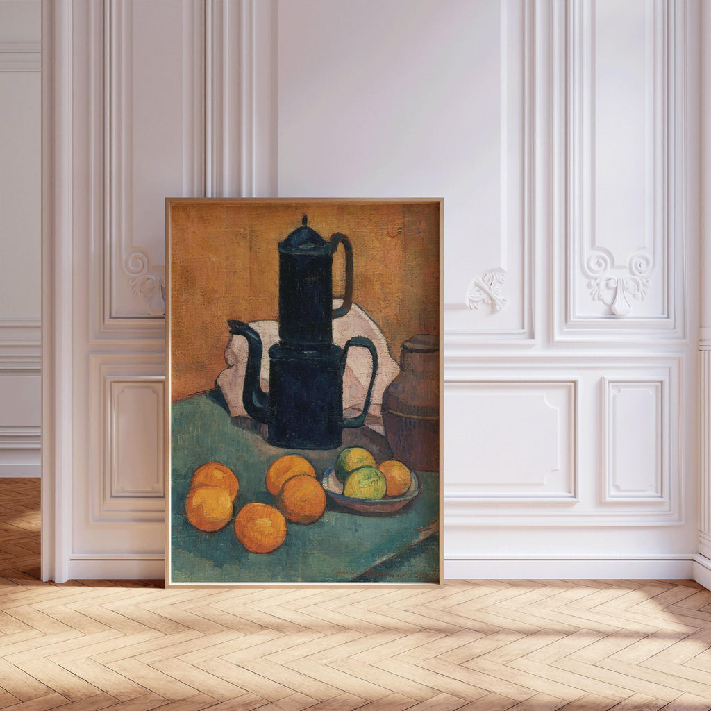 Emile Bernard Still Life Art Print: The Blue Coffee Pot (Framed or Unframed)