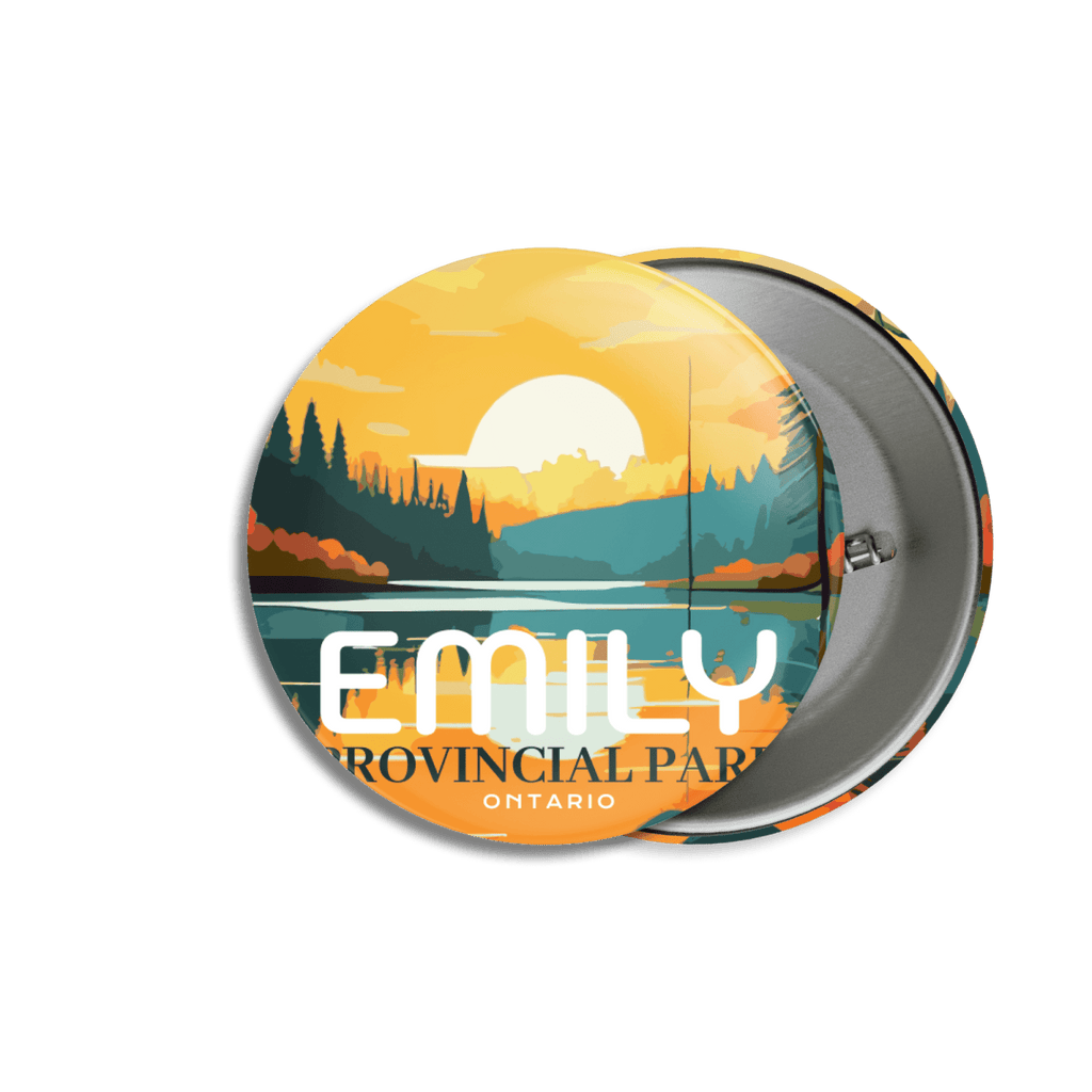 Emily Provincial Park of Ontario Pinback Button, Canada Parks