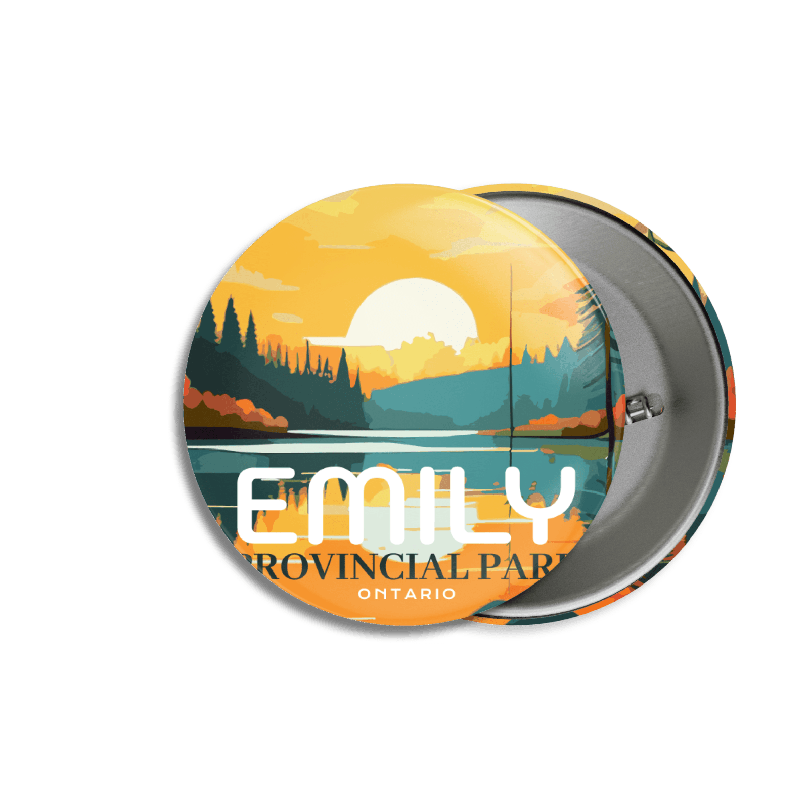 Emily Provincial Park of Ontario Pinback Button, Canada Parks