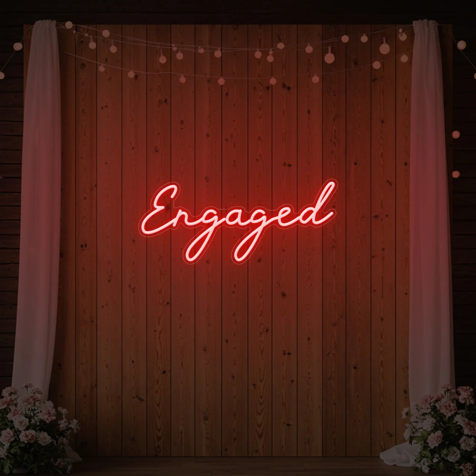 Enseigne lumineuse « Fiancé »