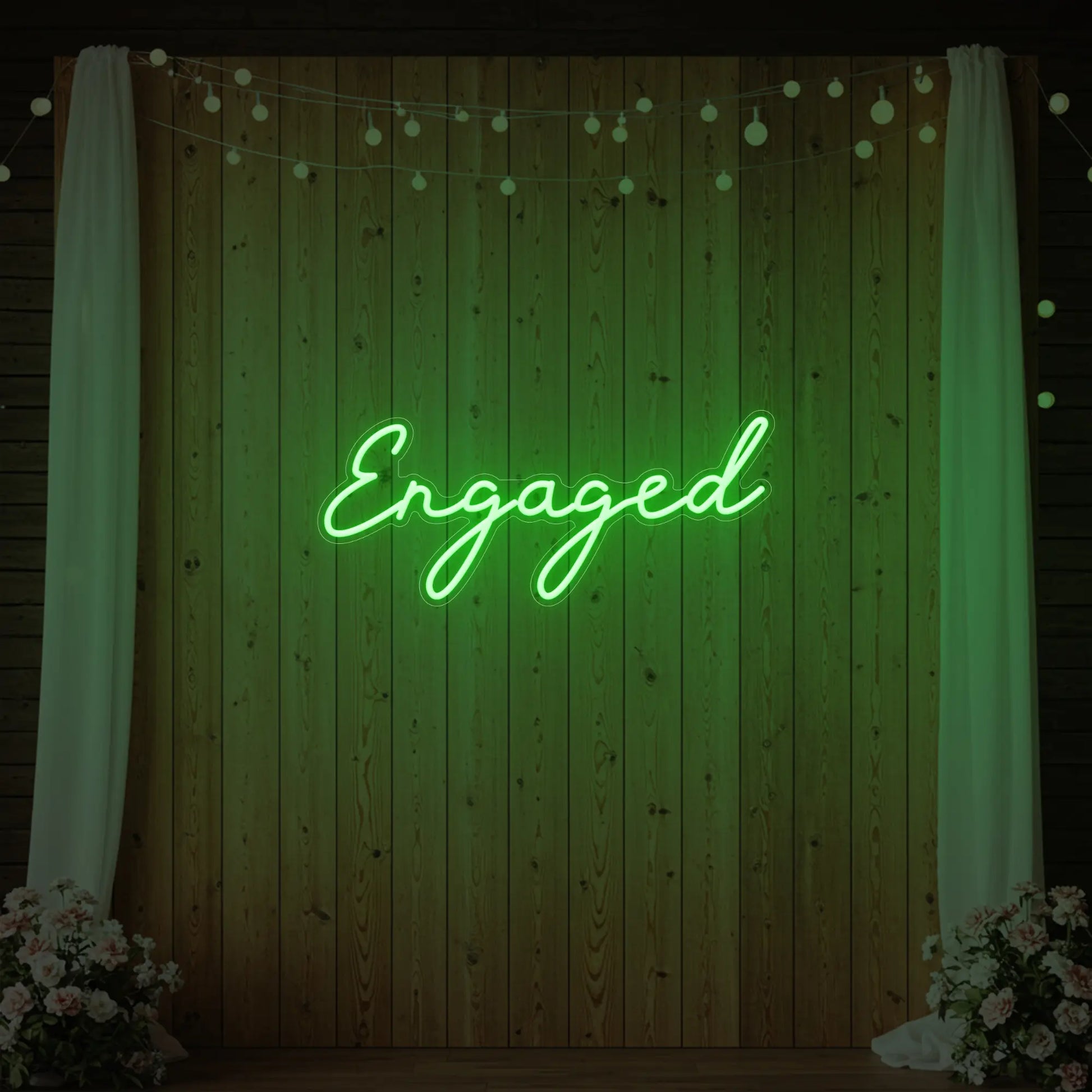 Enseigne lumineuse « Fiancé »