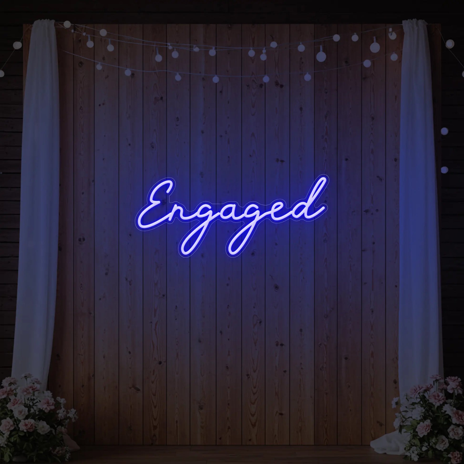 Enseigne lumineuse « Fiancé »