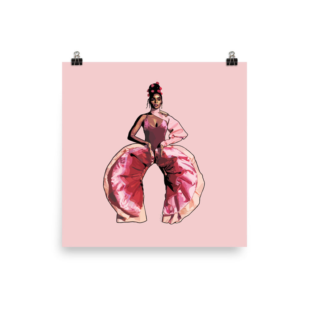 Janelle Monae ART PRINT