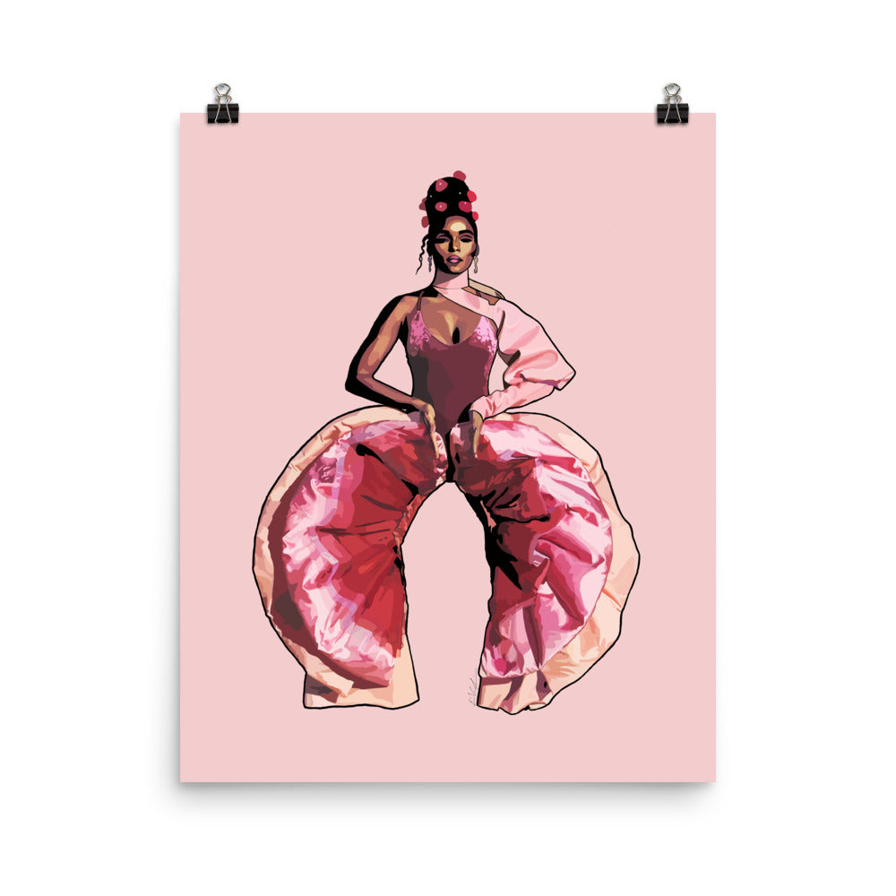 Janelle Monae ART PRINT