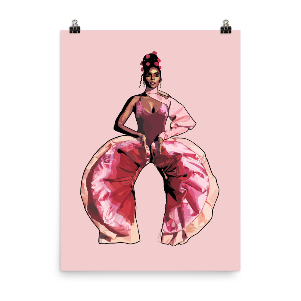 Janelle Monae ART PRINT