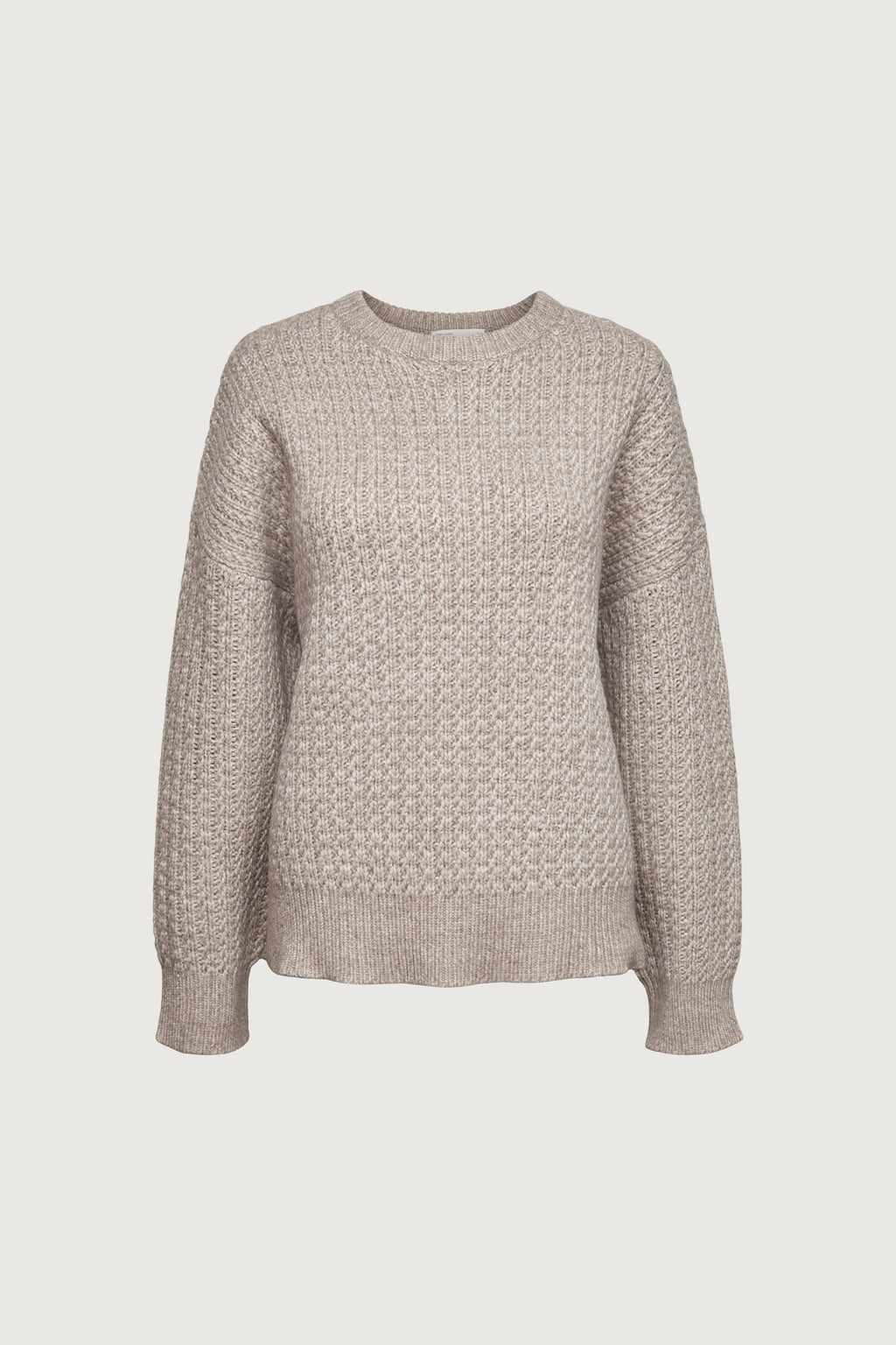 Pull ras du cou en maille épaisse
