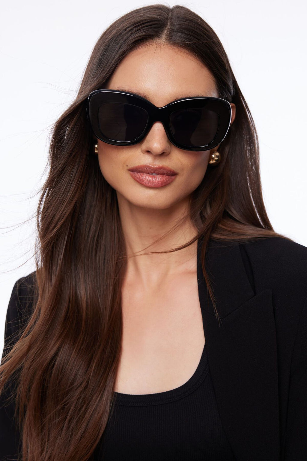 Exaggerated Cat-Eye Sunglasses
