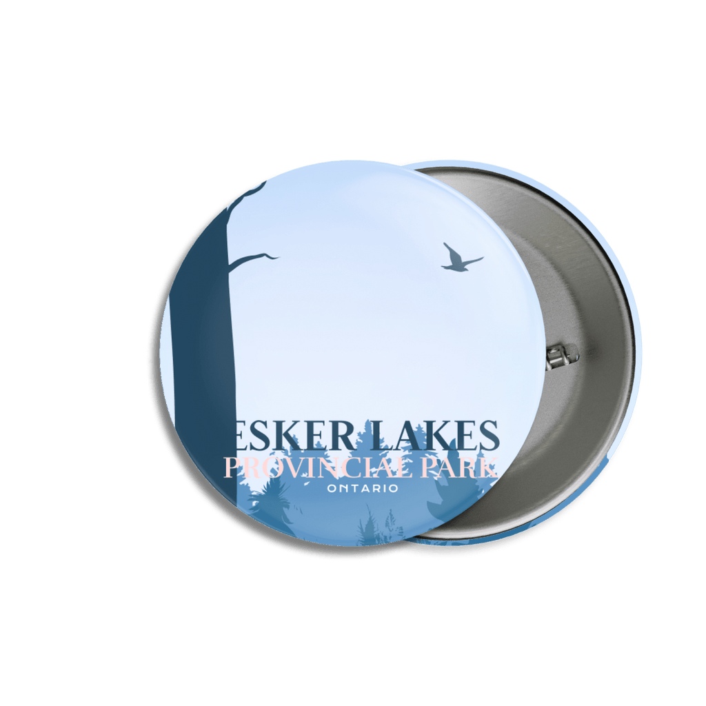 Esker Lakes Provincial Park of Ontario Pinback Button