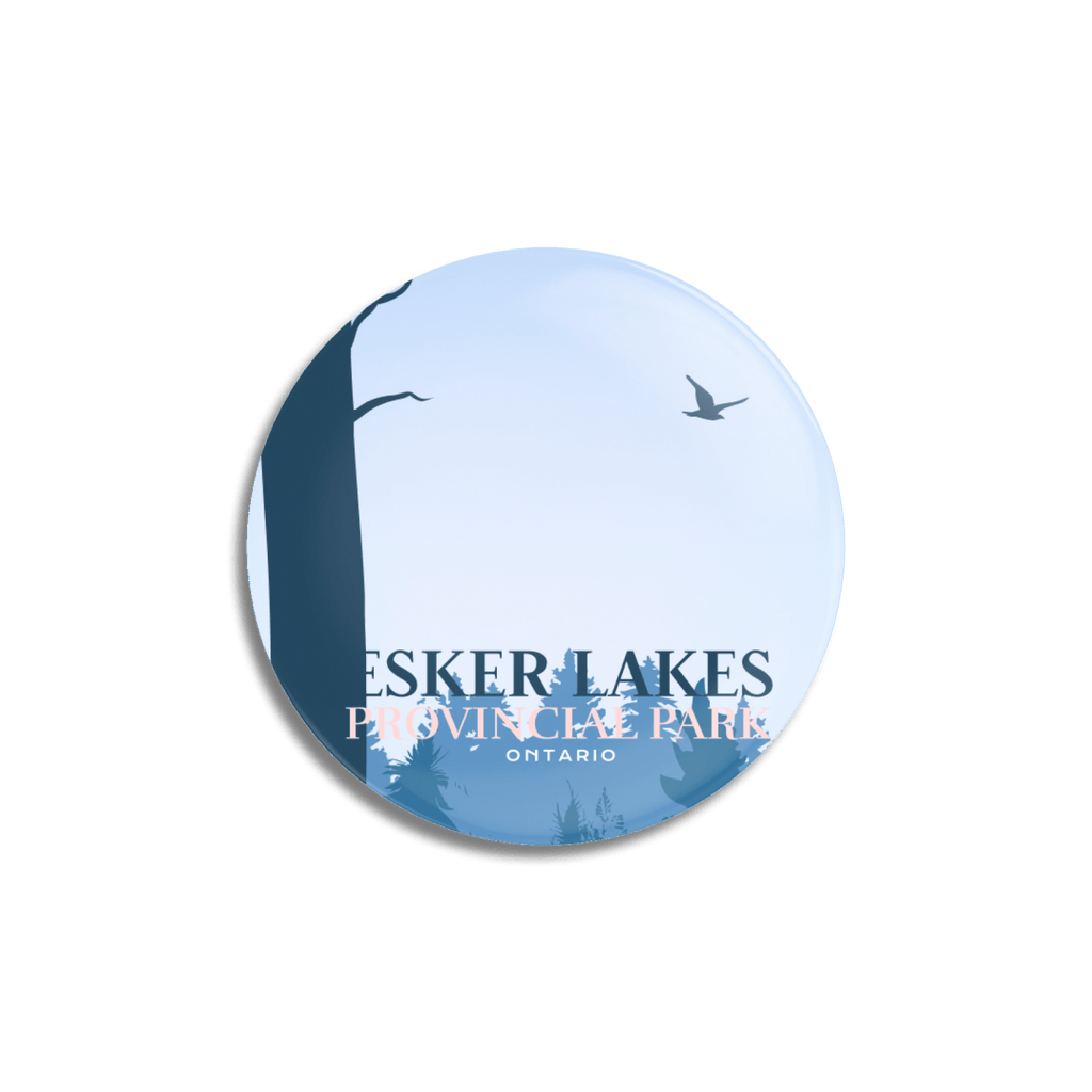 Esker Lakes Provincial Park of Ontario Pinback Button