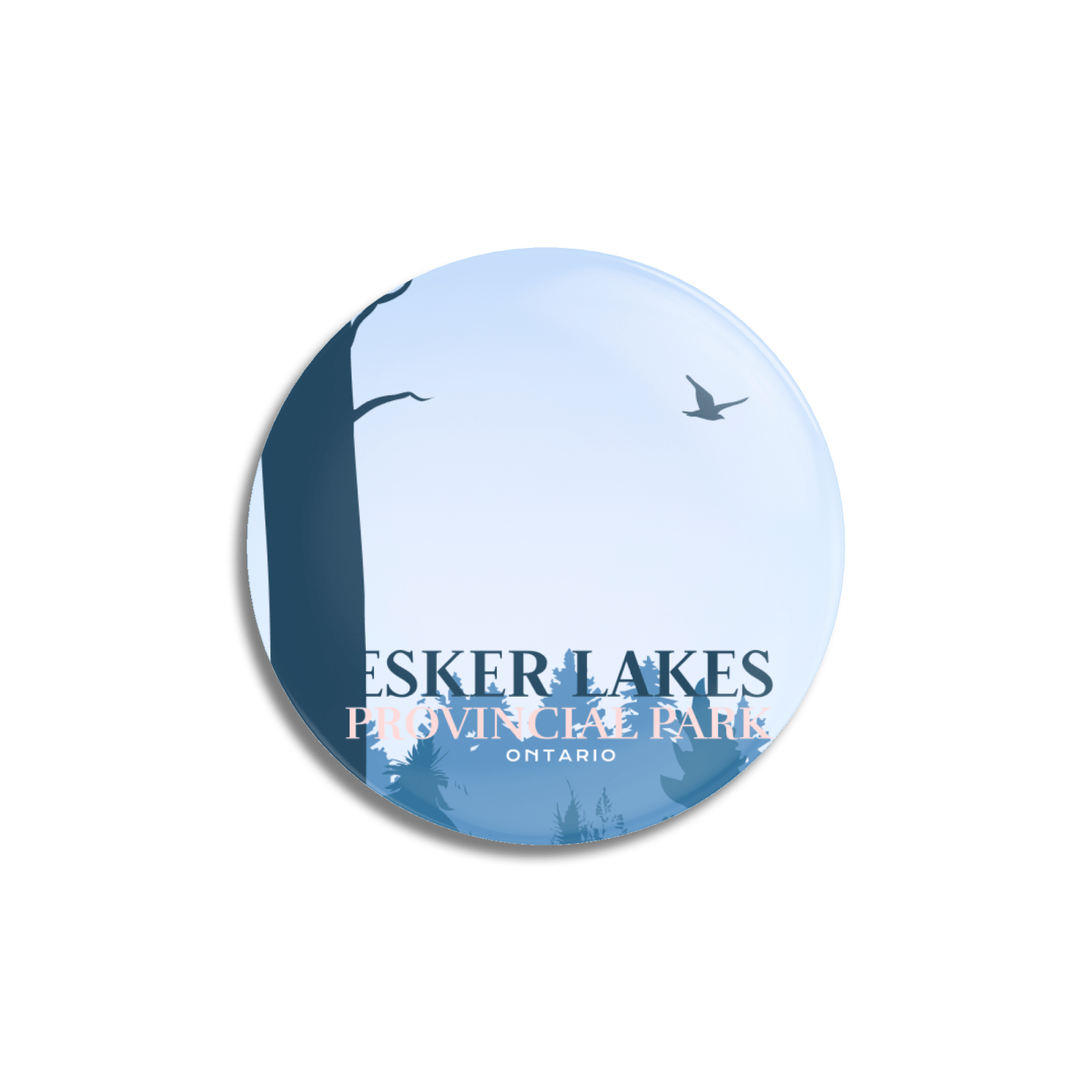 Esker Lakes Provincial Park of Ontario Pinback Button