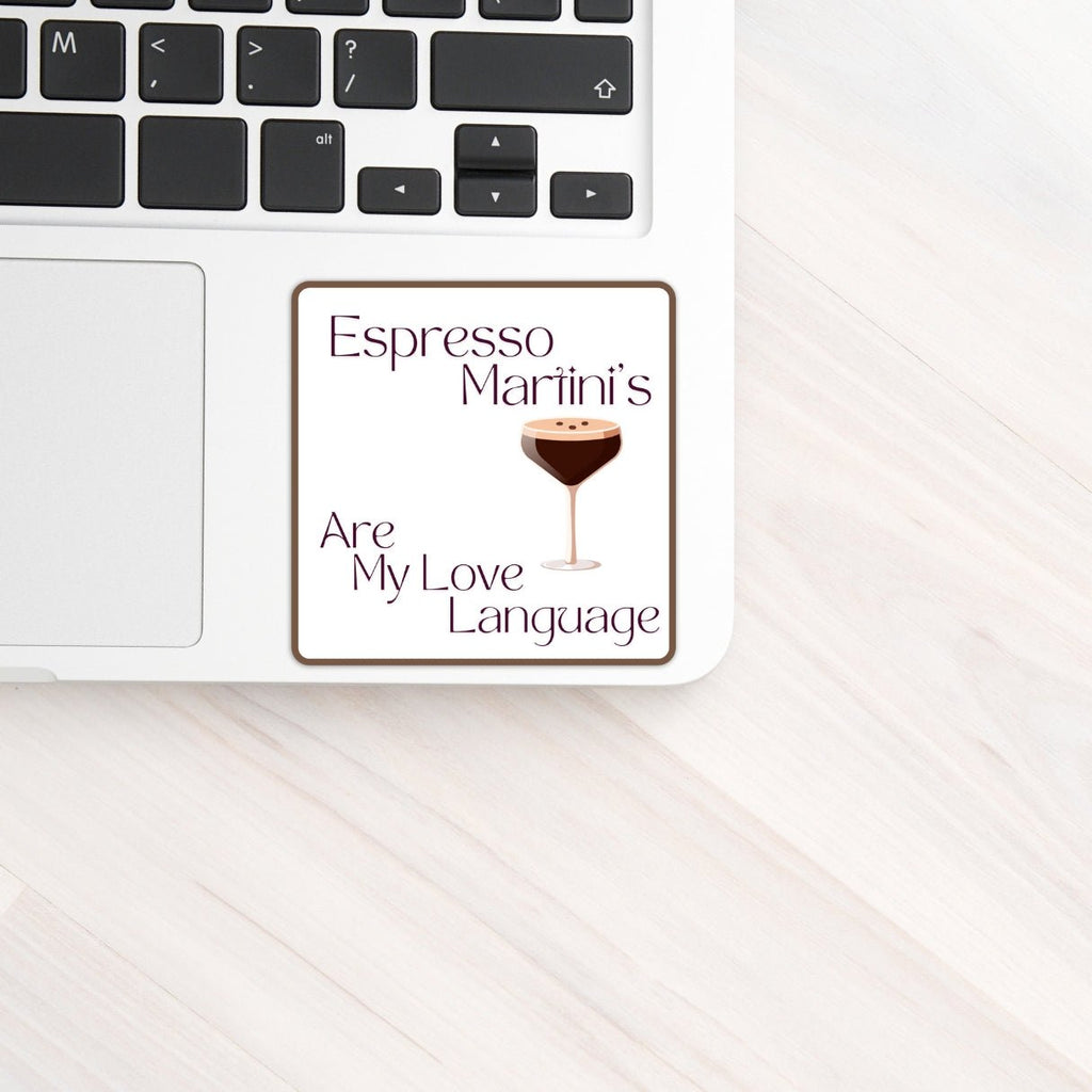 Autocollant « Les Espresso Martini sont mon langage amoureux »