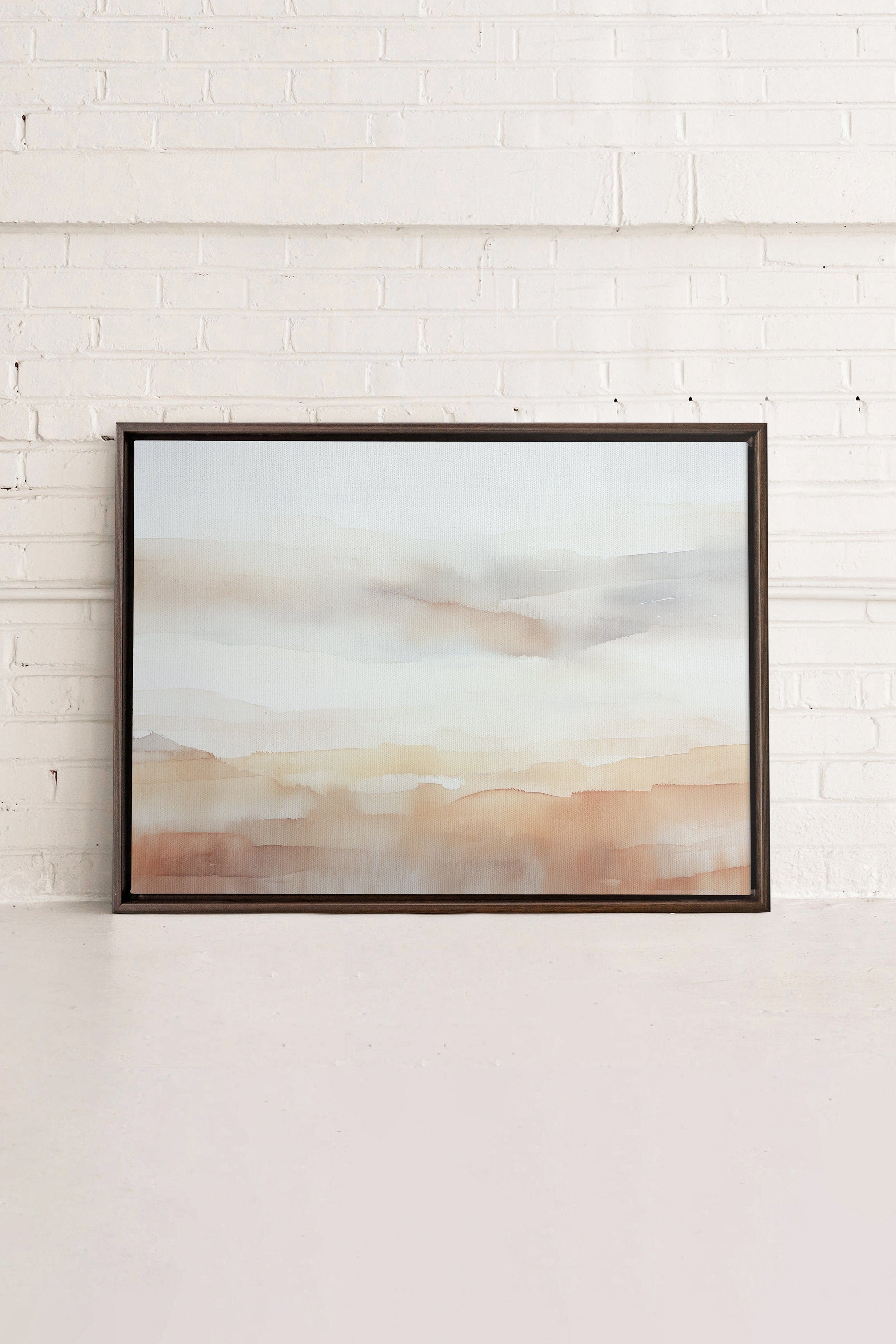 SUNSET STROKES, Stretched Canvas Artwork