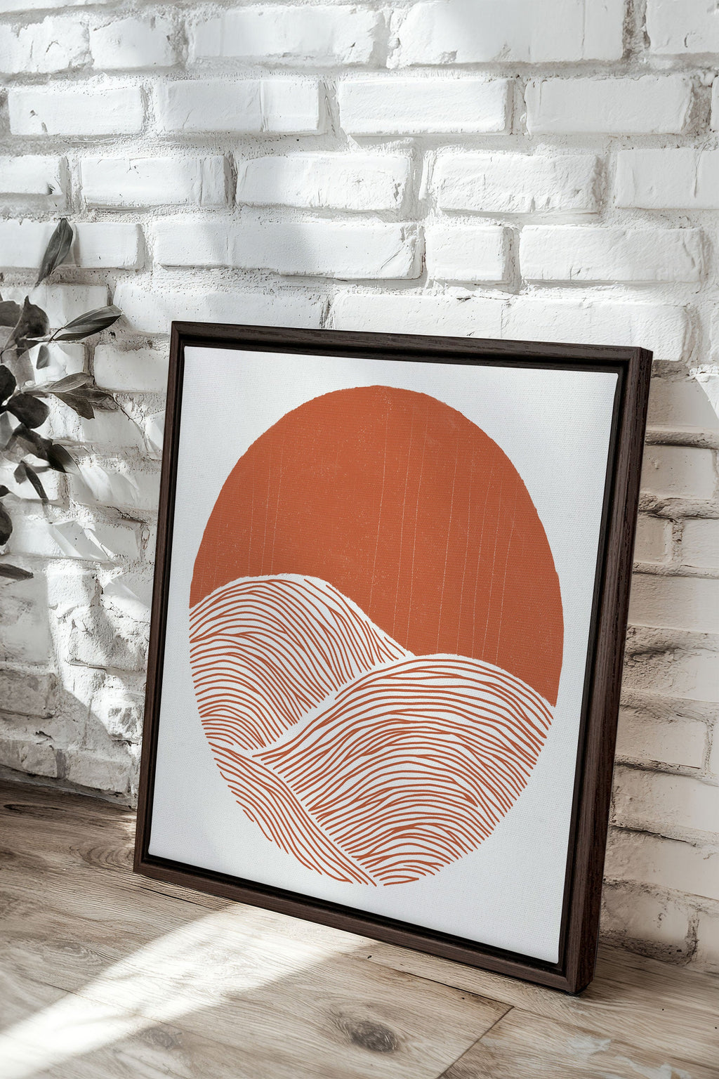 EARTH WAVES, Stretched Canvas Artwork