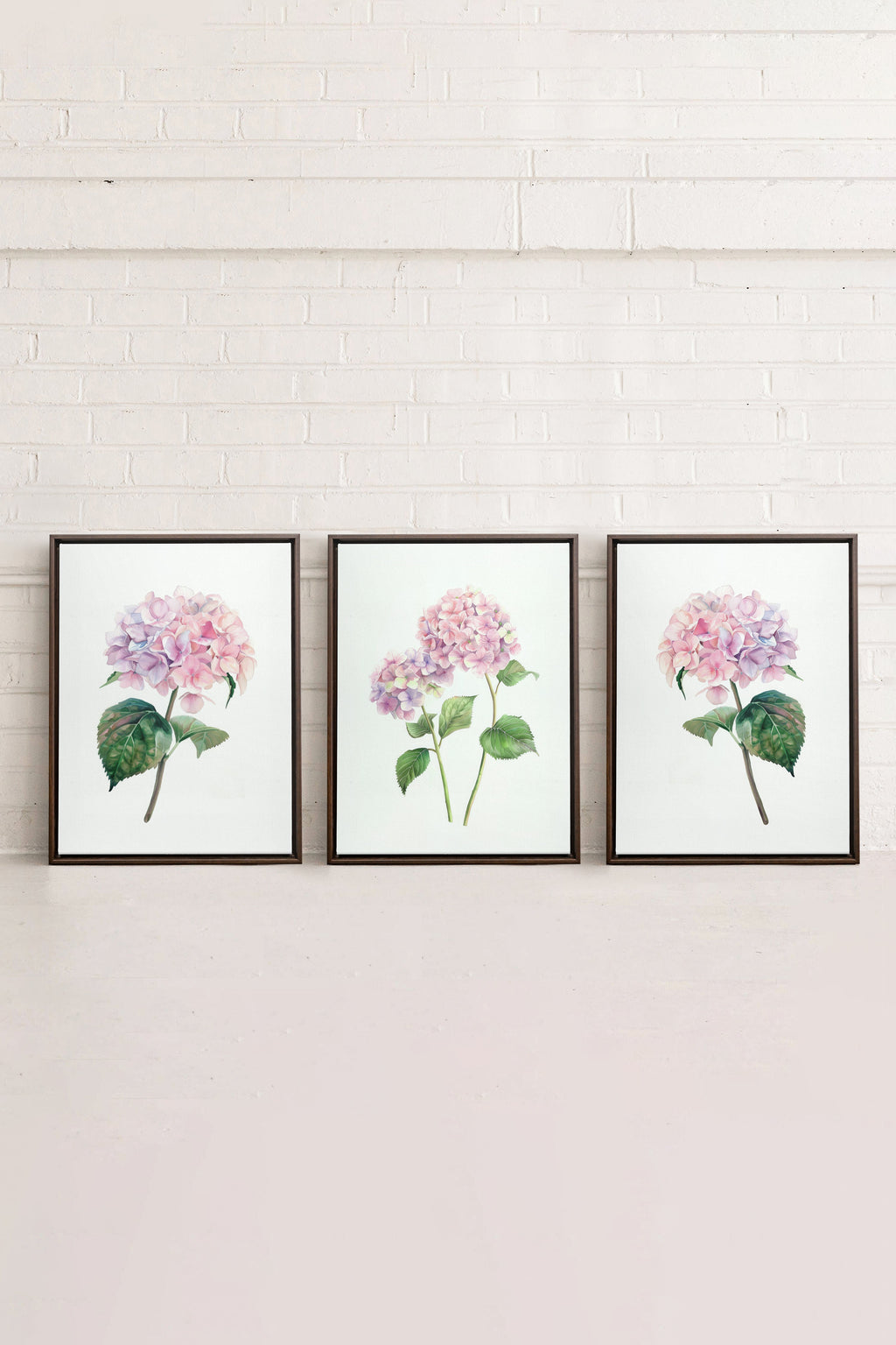 BLOSSOMING TRIO (3 Works on Stretched Canvas)