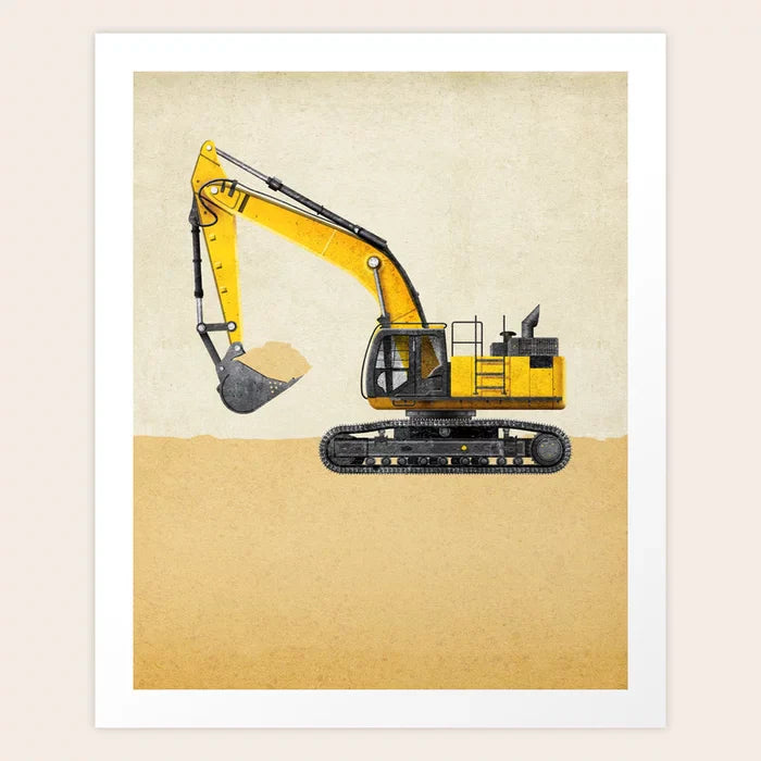 Excavator Construction Vehicle