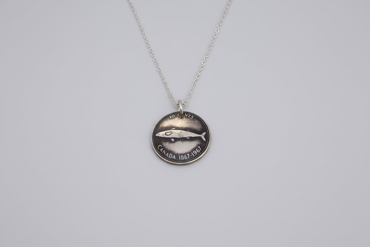 The Silver Fin Necklace
