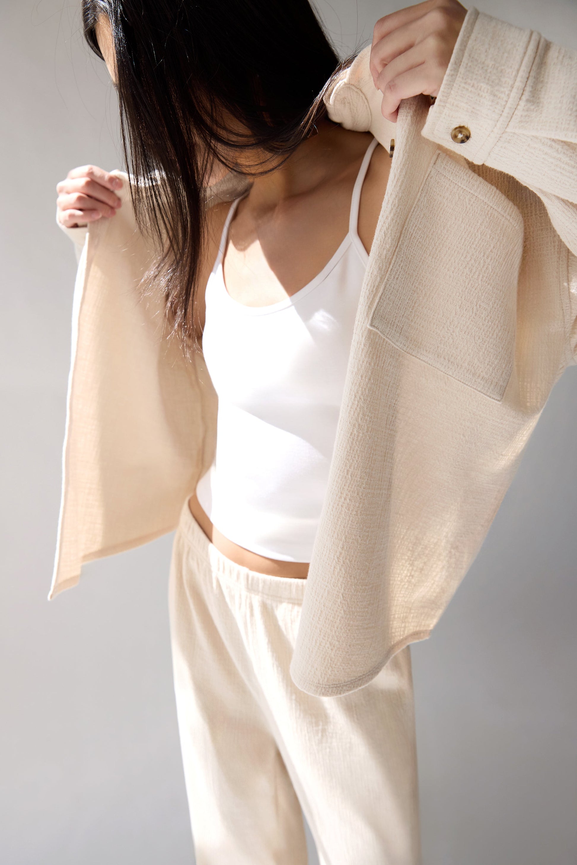 CHEMISE EN MAILLE SURDIMENSIONNÉE