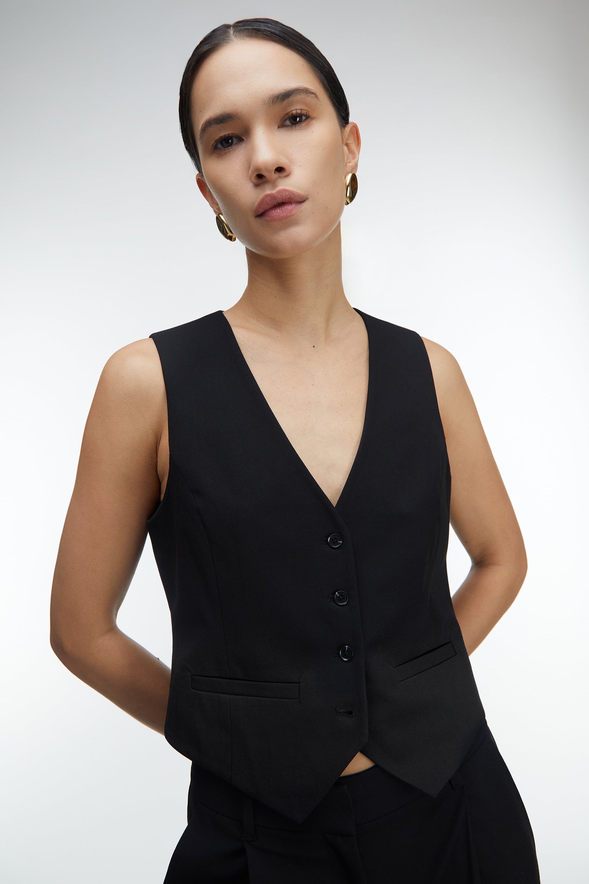 GILET DE COSTUME COURT